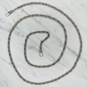 Silver Tone Skinny Chain Link Purse Handbag Bag Replacement Strap